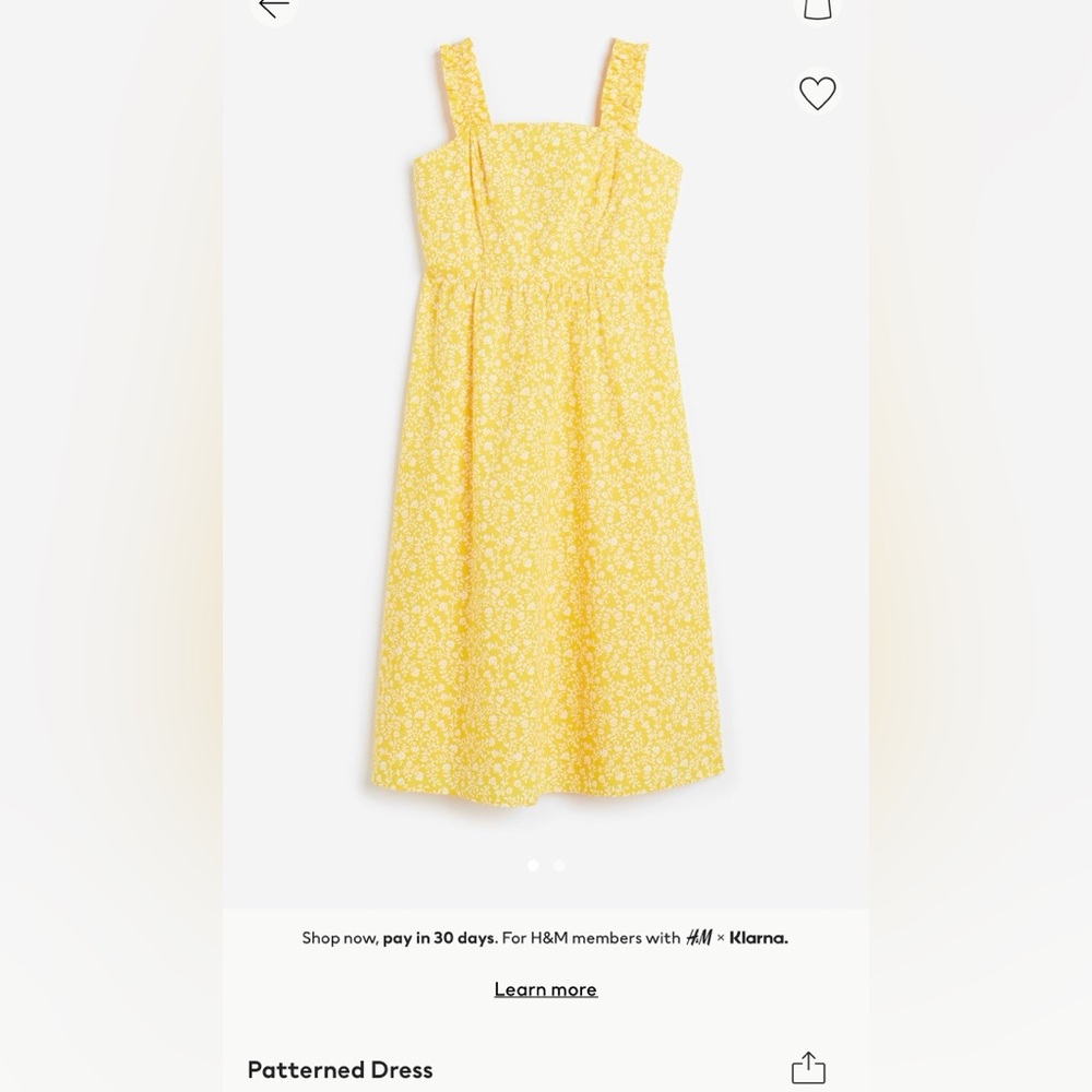 Patterned dress
